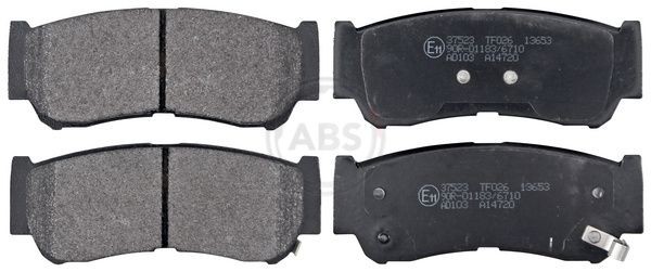 A.B.S. Bremsbelagsatz, Scheibenbremse 37523 FüR Hyundai-image