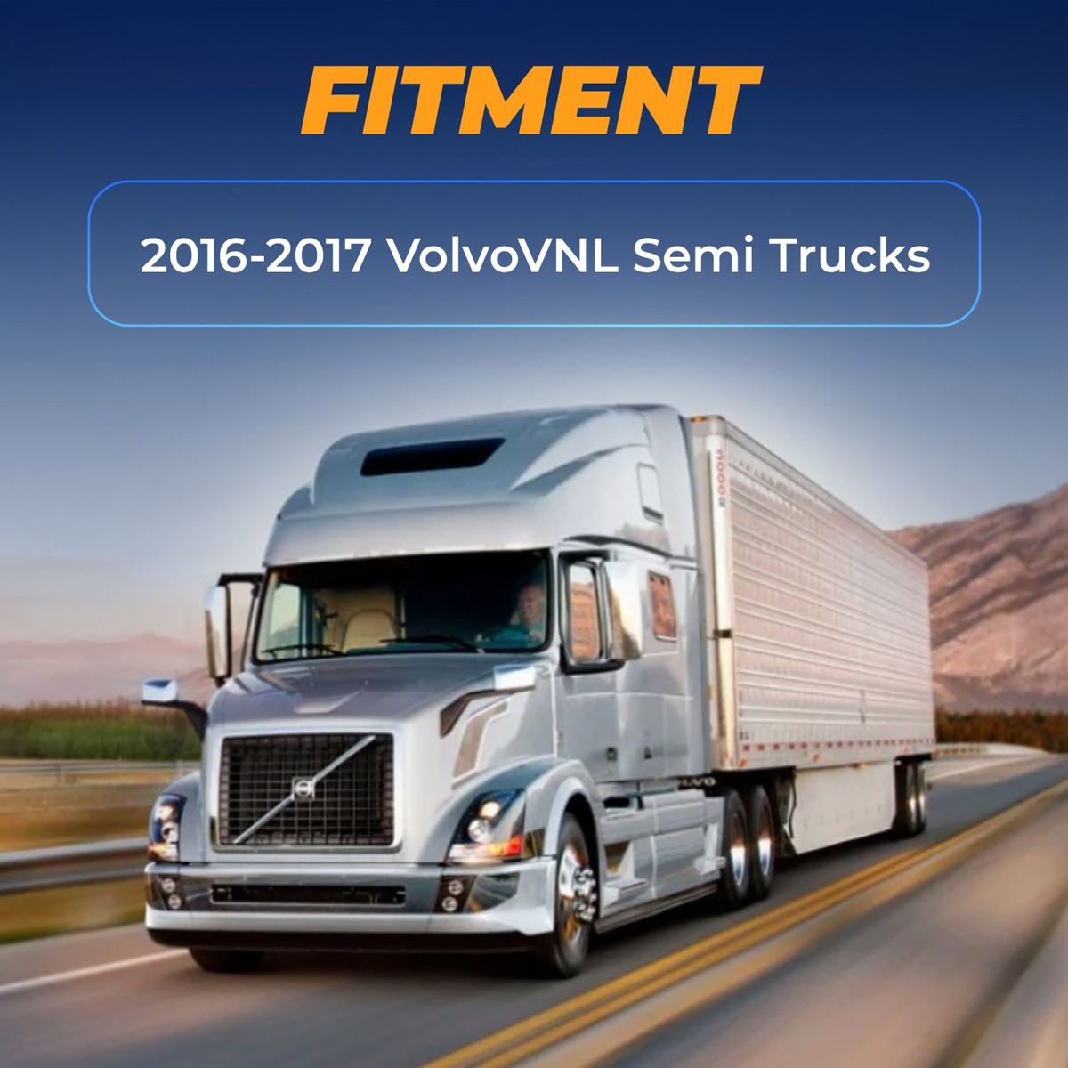 Side bumper w/Hole Passenger Side for 2016-2017 Volvo VNL Trucks