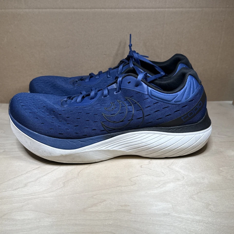 Topo Athletic M-Atmos Para hombres 12.5 Zapatos de Entrenamiento para Correr Azul Marino Blanco Foto 4 de 4