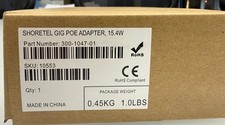 Shoretel Gig POE Adapters 15.4w 300-1047-01 BLACK NEW