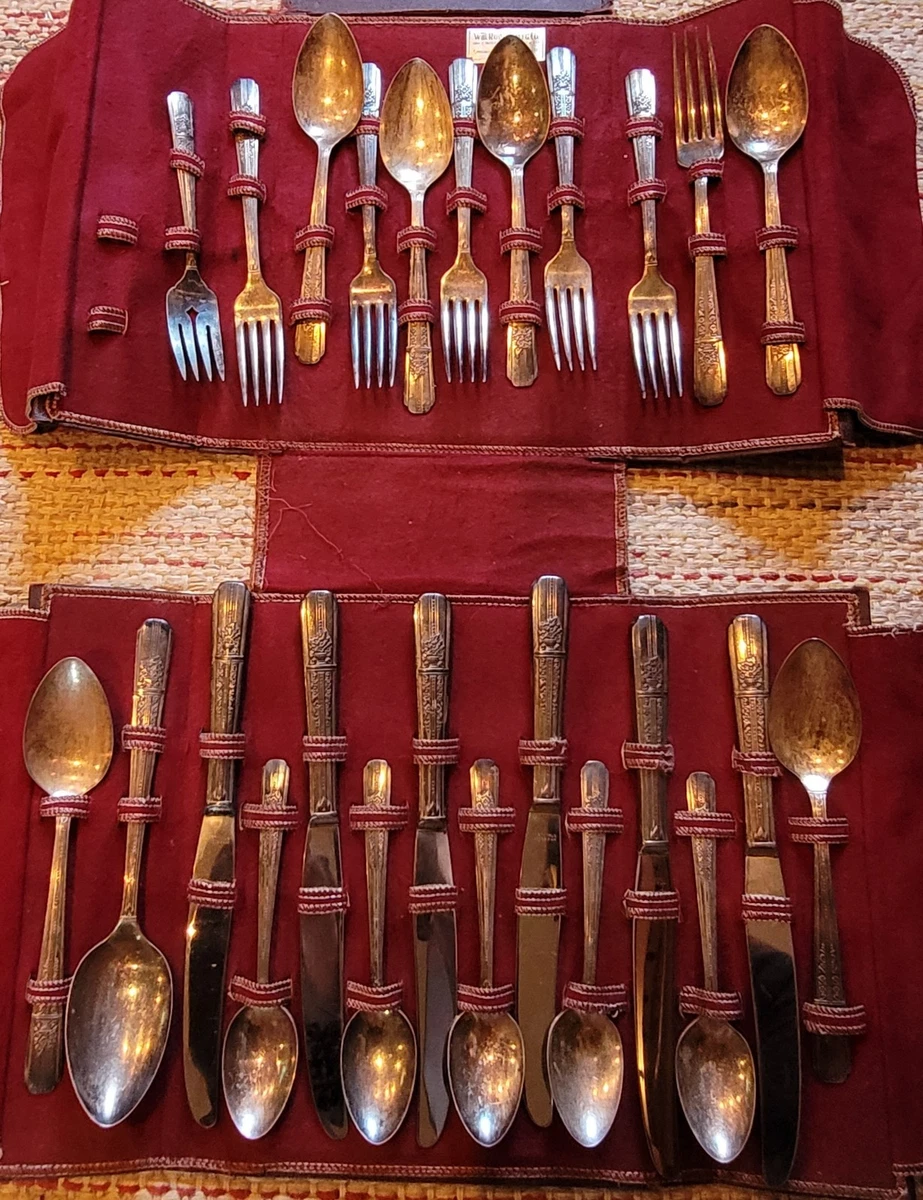 Wm. Rogers Silverware Antique US Silver-Plated Flatware for sale