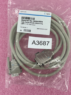 Agilent Technologies MN:5039-0004 Cable, Remote APG-ERI, 2000mm long   A 3687/51