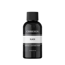 Chreign Acrylic Leather Paint Black - Paint Custom Shoes Sneakers Bags 1 oz.