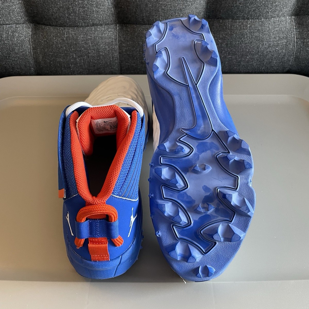 Nike Air Jordan Force Savage Pro 2 Men\'s Size 16 PE FL Gators Cleats CV1666-102 Nike Force Savage Pro 2 Men Size 16 Shoes Navy Blue Football  main image 3