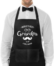 Funny Mens Apron with Pockets for Grilling BBQ Cooking,Birthday Gifts for Men...