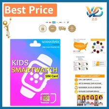 Flexible Smartwatch SIM Card - 3 Sizes, No Contract, Worldwide Coverage Included