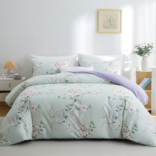 Floral Duvet Cover King Size 3 Pieces, Flower Duvet Cover