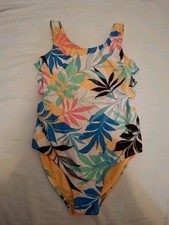 Girls Breaking Wave One Piece Swimsuit Multi Color Size 10