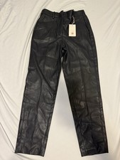 Pantalone Slowear slim fit in ecopelle elasticizzato $395 taglia 42 pantalone