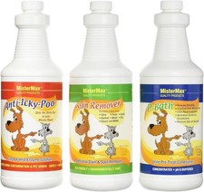 Mister Max Anti Icky Poo Pet Enzyme Cleaner - Cat  Dog Urine Odor Remover, Stai