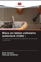 Blocs En BéTon Cellulaire Autoclavé (Caa) : Dele Simeon (U. A.) Taschenbuch 2024
