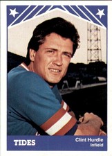 1983 Tidewater Tides TCMA #4 Clint Hurdle Lake of the Ozarks Missouri MO NM Card
