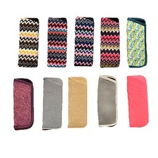 Eyeglass Cases Soft Fabric Lot Of 10 Various Colors Unbranded Brand New