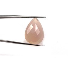 Natural Chalcedony Pear Cut Loose Gemstone 16 22 MM 13 CT