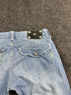 Miss Me Damen Jeans Boot Cut Low Waist Größe 28