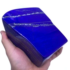 A+++Top Quality Lapis Lazuli Royal Blue Free Form Piece, Lapis Lazuli