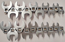 Blackhawk Crow-foot Wrench Incomplete Set Metric Sae--each Set Missing 1 Blackhawk Crow-foot Wrench Incomplete Set Metric Sae--each Set Missing 1