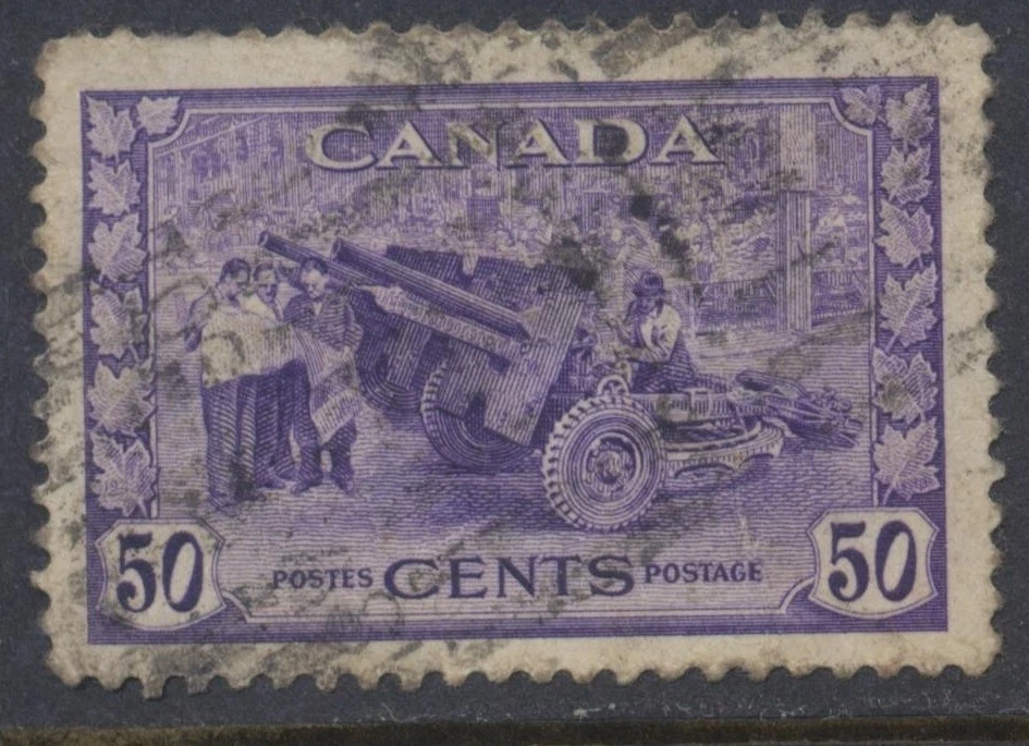 Canada Stamps: 1942 War Effort 8c to 50c Used SG382/7; CV £36; - Image 2 of 4
