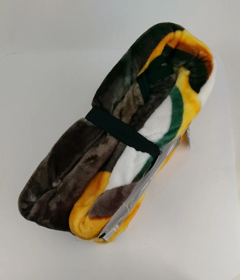 Manta de cama tamaño queen con licencia oficial de la NFL 60 x 80 en Pittsburgh Steelers Foto 2 de 4