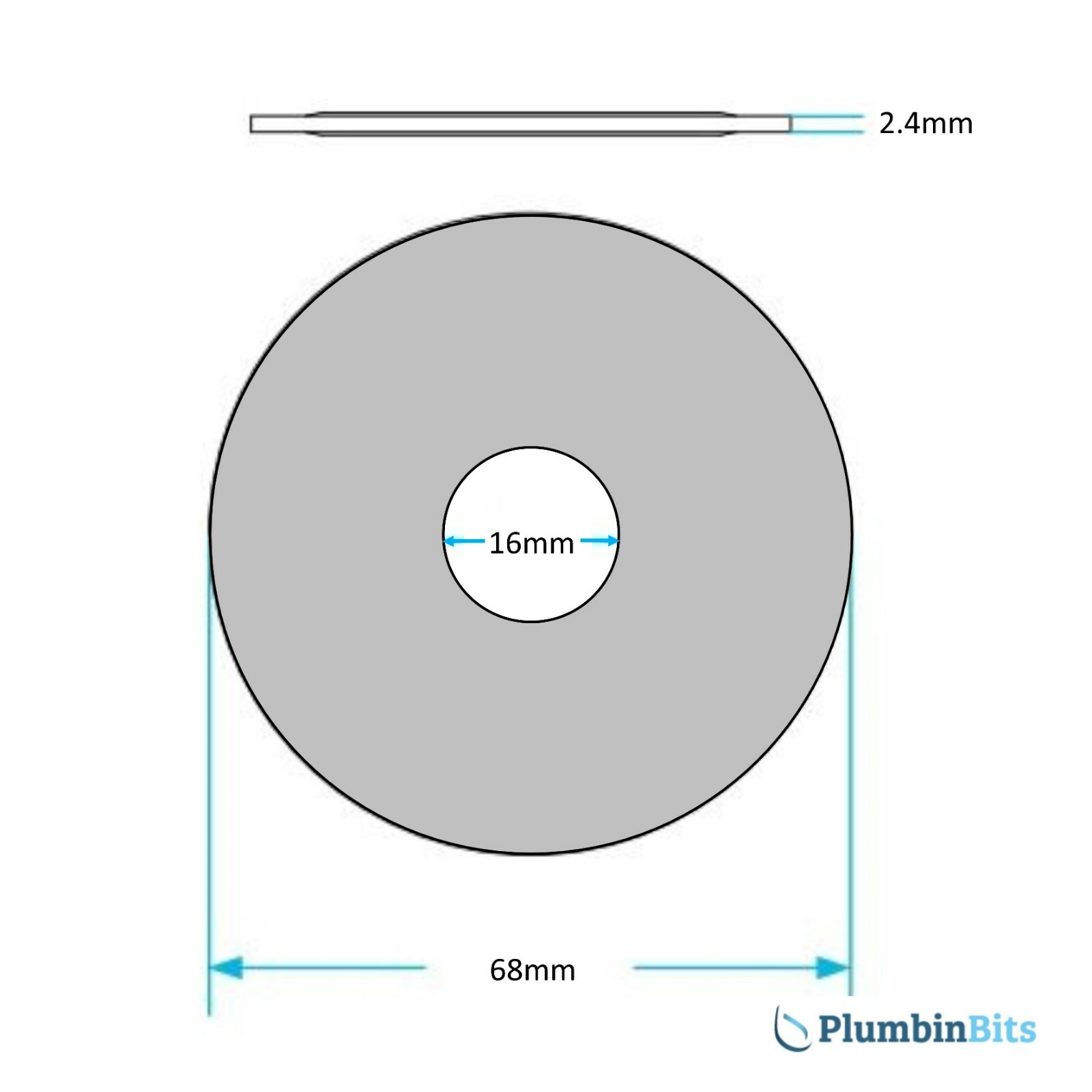 Roca Replacement Dual Flush Valve D1D D2D D4D Washer Diaphragm Seal