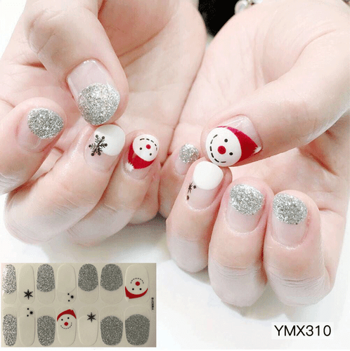 Christmas Snowflakes Design 3D Nail Art Stickers Decals Nail Decoration  - Picture 7 of 22