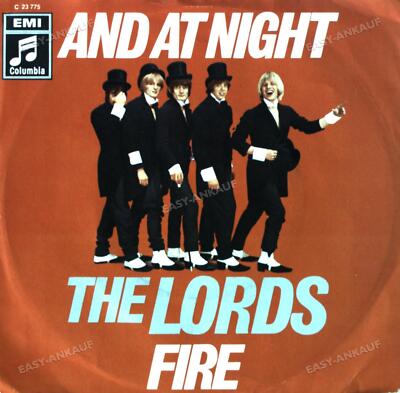 The Lords - And At Night / Fire 7in (VG/VG) .