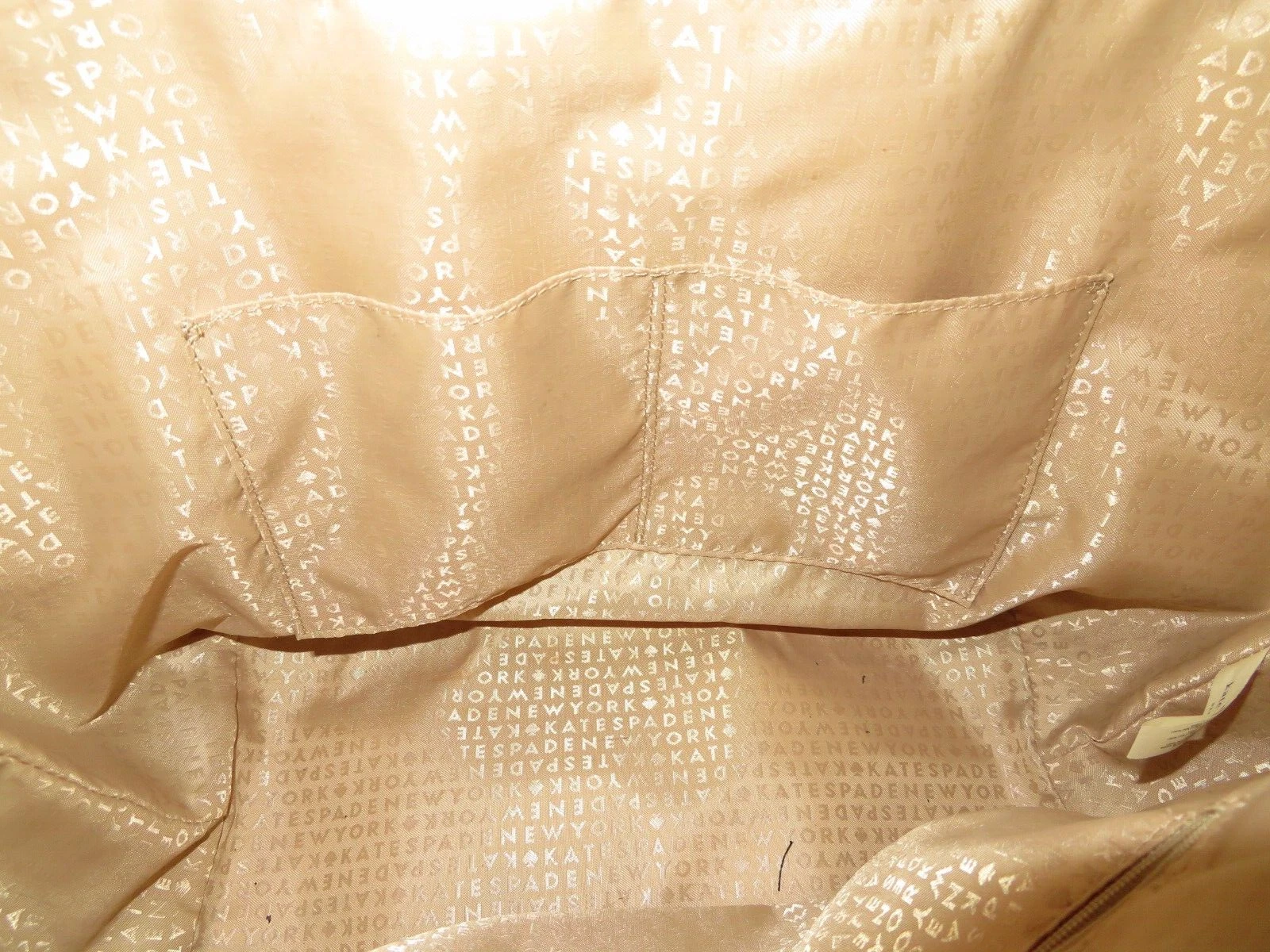 Borsa tote Kate Spade grande Sophie Camellia Street nera PVC pelle verniciata in ottime condizioni