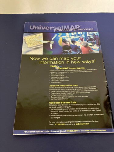 Universal Map large print road atlas 2003 edition United States Canada Mexico - Picture 4 of 9