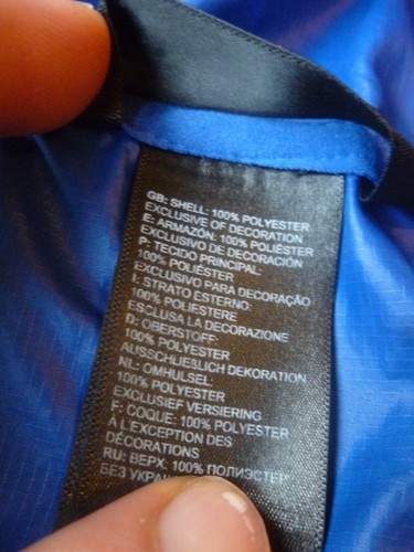 The North Face 1985 Anniversary Mountain Jacket Thin Shell Blue Black Men's L - Picture 10 of 14