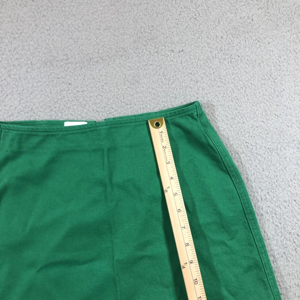 BDG Urban Outfitters Falda Verde Mujer Pequeña Lona Media Cremallera Y2k Hippie Preppy Foto 4 de 4