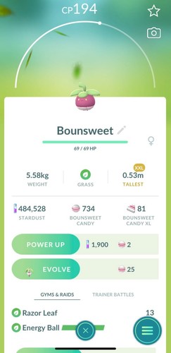 Pokemon GO📐- XXS-XXL Pokèmon List SHOWCASE (Read description) - Afbeelding 140 van 170