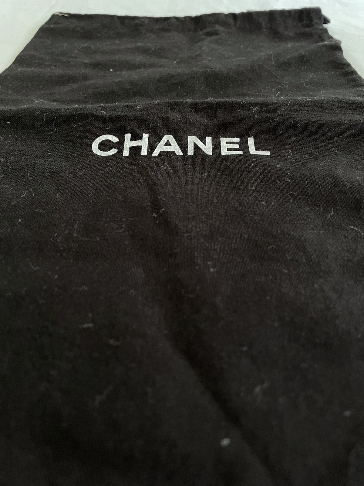 Authentic Chanel Storage Drawstring Dust Bag Blac… - image 3