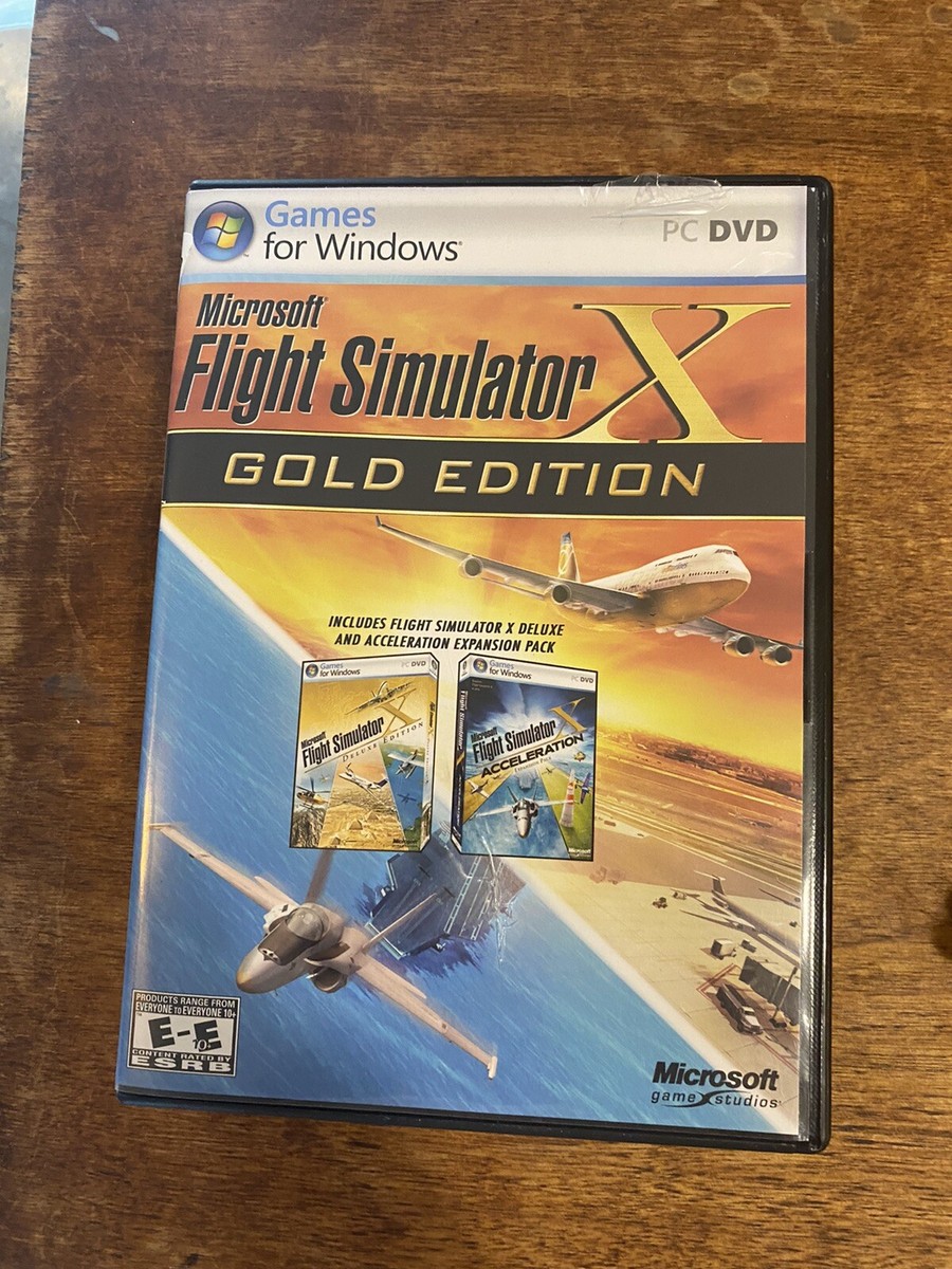 Microsoft Flight Simulator X: Gold Edition (PC: Windows