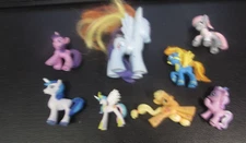 MY LITTLE PONY - LOT OF 8 PVC FIGURES- VERY GOOD