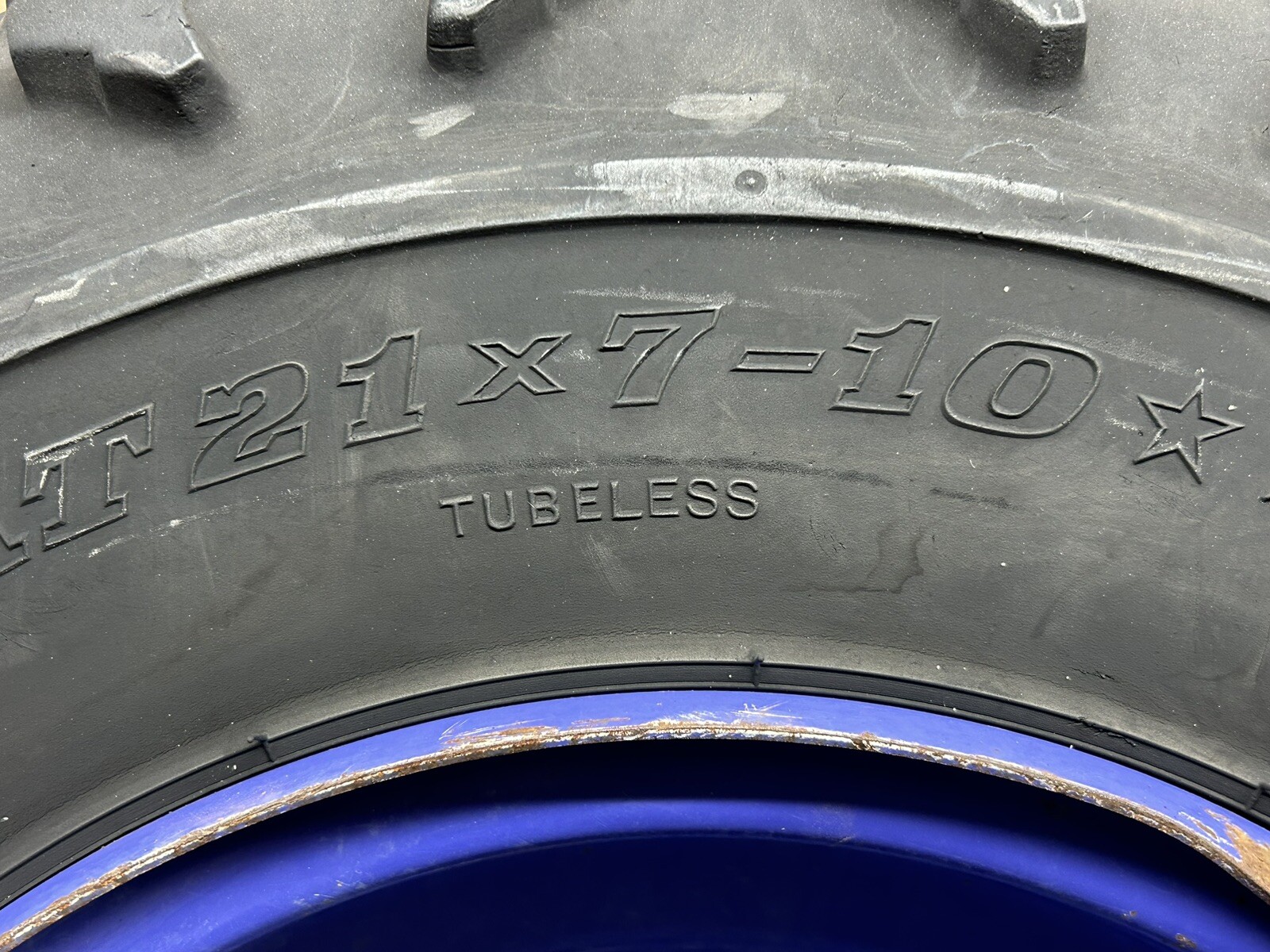 Yamaha Front TIRES STEEL RIMS OEM DID 4x156 Dunlop K894A 21x7x10 BPR eBay