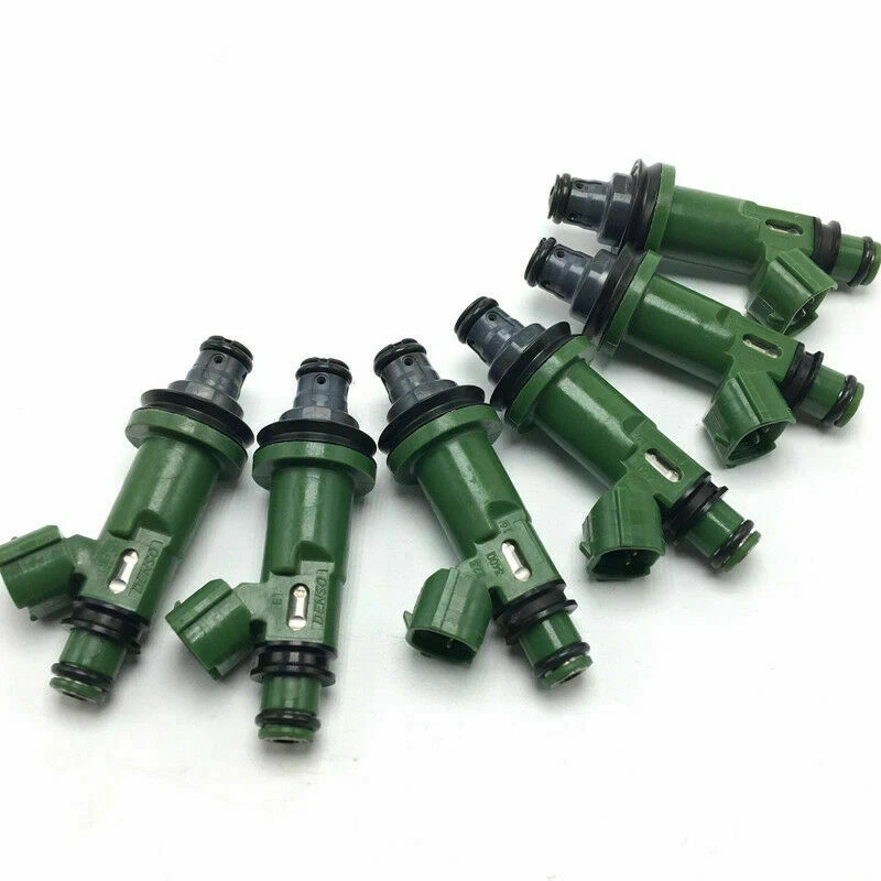 6 Sets Denso Genuine Flow Matched Fuel Injectors for 1996 Subaru Legacy 2.2L H4 Foto 3 de 3