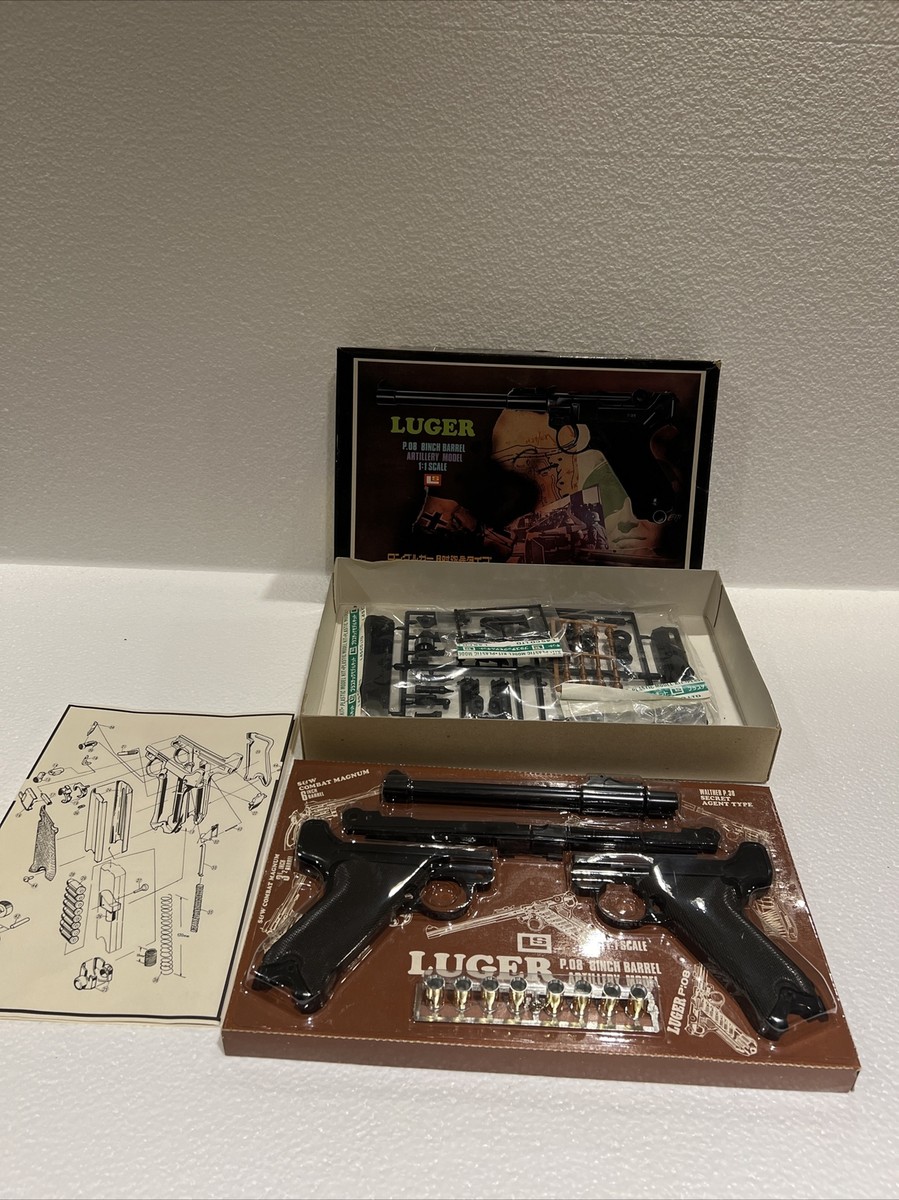 Vintage L&S Luger P.08 Artillery Model Japan 1:1 Scale Model Vintage L&S Luger P.08 Artillery Model Japan 1:1 Scale Model
