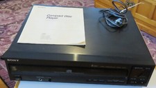 Sony 5-Disc Compact Disc Player CDP-C205 W/ Operating Instructions