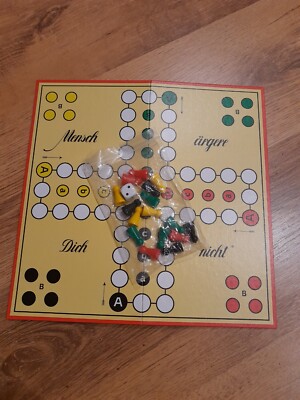 Original MENSCH ÄRGERE DICH NICHT + LEITERSPIEL + Figuren - NEU