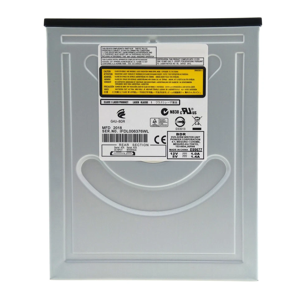 SATA BD Drive Player ATX Desktop PC Internal 5.25 BD-R Reader DVD CD RW Burner - Image 4 of 4