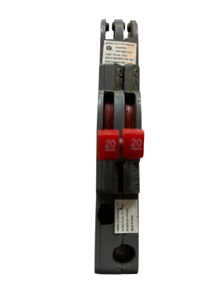Connecticut Electric 20/20 Amp Tandem Circuit Breaker Type UBIZ 116457 Zinsco