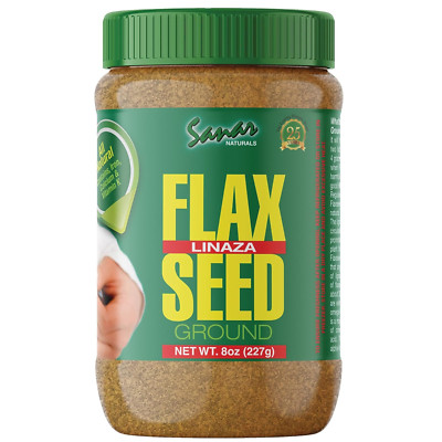 Ground Flaxseed - Plant-Based Vegan Protein, High Fiber, Gluten Free, Non-Gmo Wh