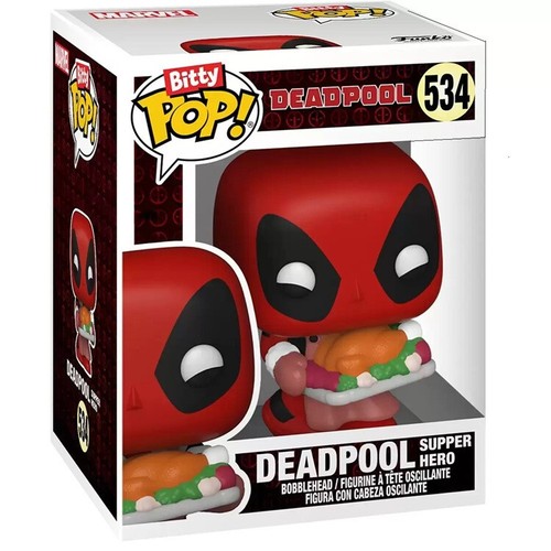 FUNKO BITTY POP - DEADPOOL - #534 DEADPOOL SUPER HERO MINI FIGUR - Picture 2 of 3