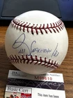 BILL "SPACEMAN" LEE 2 SIGNED AUTOGRAPHED OML BASEBALL!  Red Sox!  JSA!