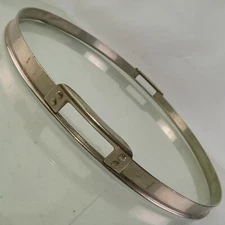 *Slingerland 15" Snare Drum Single-Flange Resonant Rim/Hoop Nickel-Brass Riveted