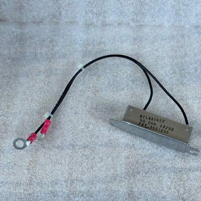 MRC Milwaukee 50 OHM 3581266 Resistor  12/02 date coded