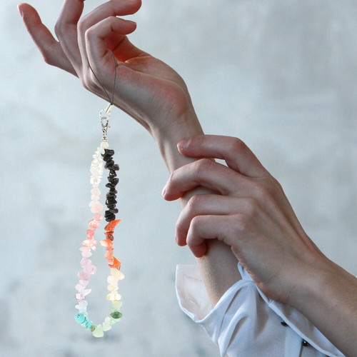 2 Pcs Amethyst Handy Dekoration Kreatives Rutschfestes Telefon-Lanyard - 第 10/12 張圖片