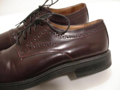 Bostonian Men\'s Strada Toe Cap Oxford Burgundy Patent Leather Size 9 Medium 2025 Bostonian Men main image 3