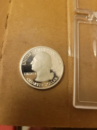 One Random Proof Silver Washington State Quarter 90% Silver - Uncirculated!