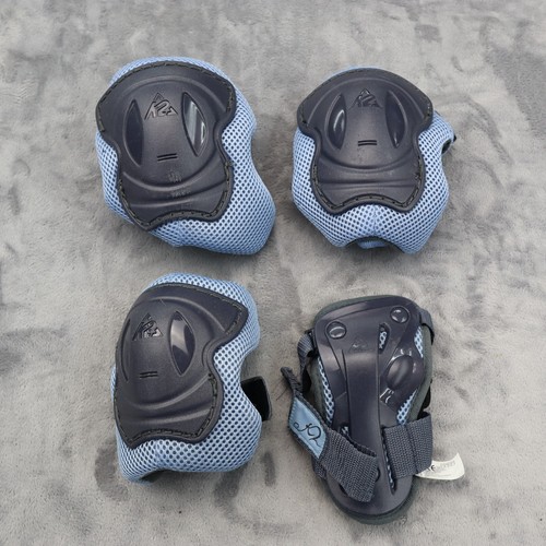 K2 Athena Pads Outdoor Safety Gear Adult Large Blue Wrist Elbow Knee Protection